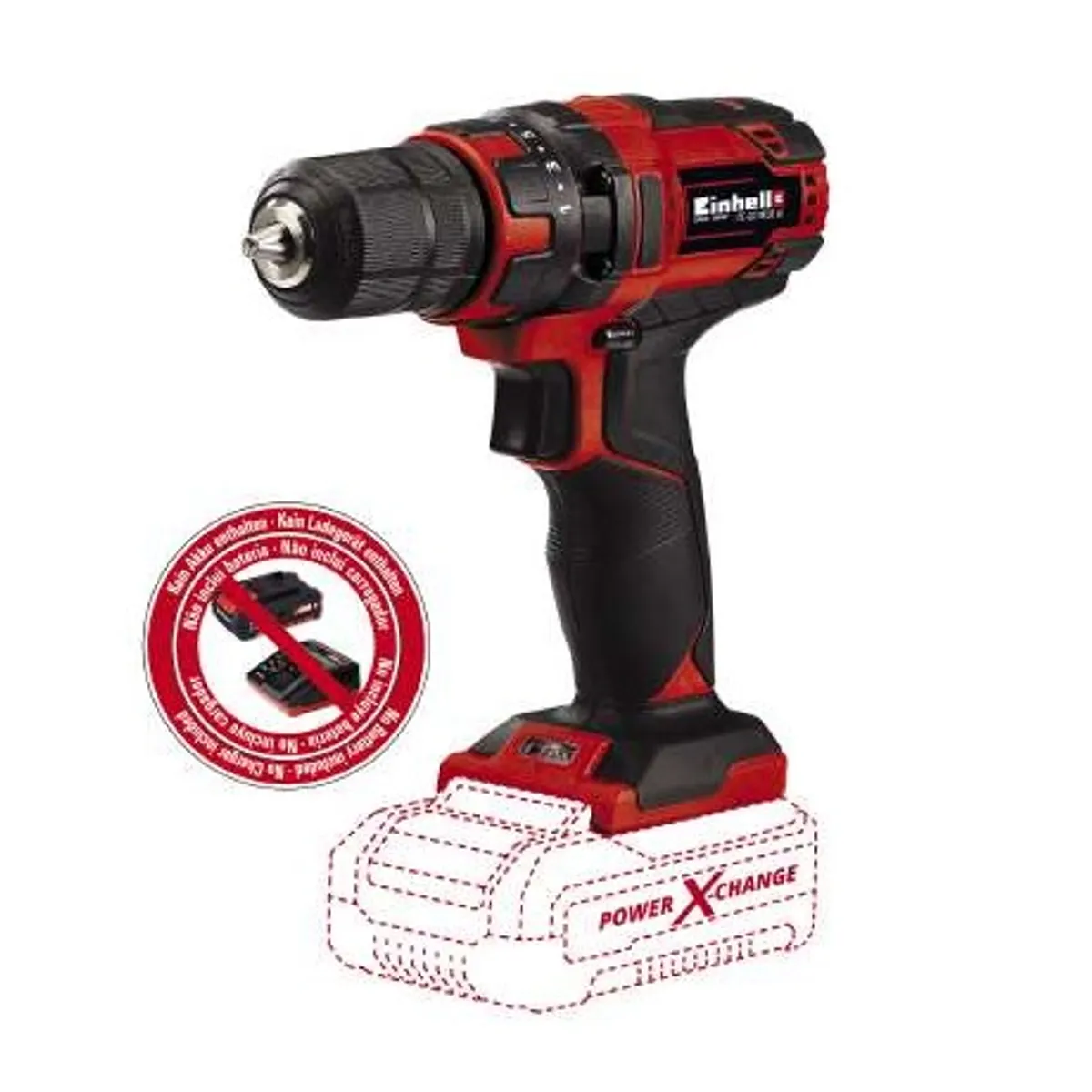 Einhell TC-CD 18/35 LI-SOLO Akkus fúró-csavarozó 10 mm tokmány 21 fokozat 0-550 min-1 35 Nm LED Power X-Change #1