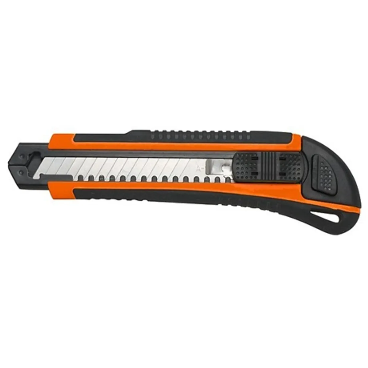 Handy 10811C Univerzális kés 18 mm penge behúzható és kitolható automatikus utántöltés 3 db penge ütésálló váz csúszóház markolat #1