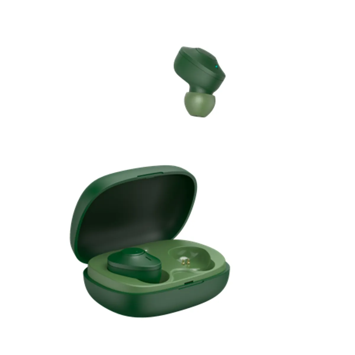 Hama 00184166 Freedom Buddy igazi vezeték nélküli Bluetooth fülhallgató zöld érintésvezérlés #2