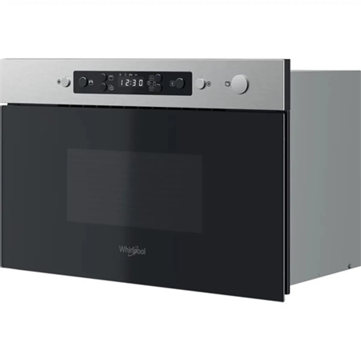 Whirlpool MBNA920X beépíthető mikrohullámú sütő 22 l 750 W grill 3D melegítés oldalra nyíló üvegajtó digitális kijelző JET Start JET Defrost gyermekzár #2