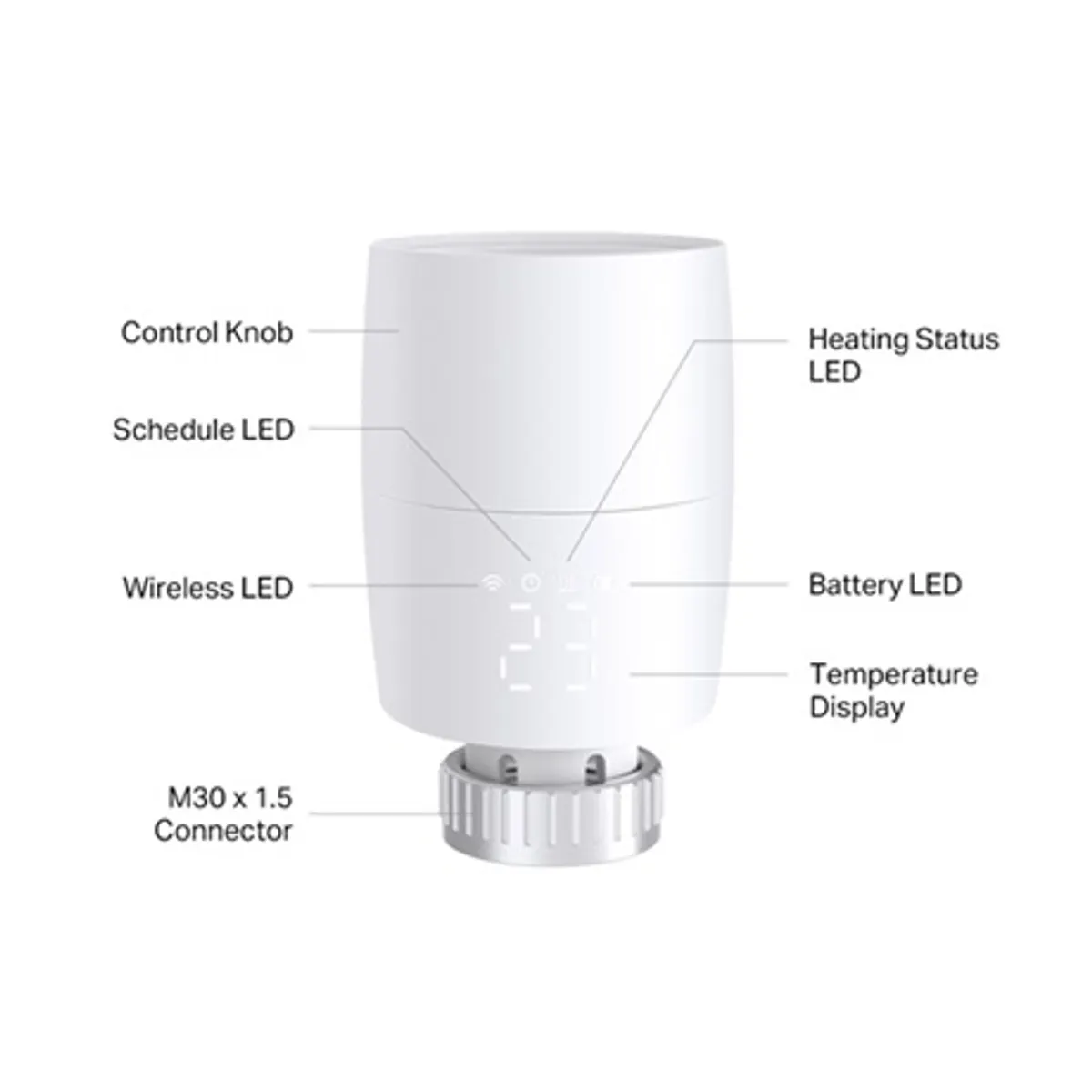 TP-Link KE100 KIT Kasa okos termosztát radiátorszelep és hub 868 MHz #3