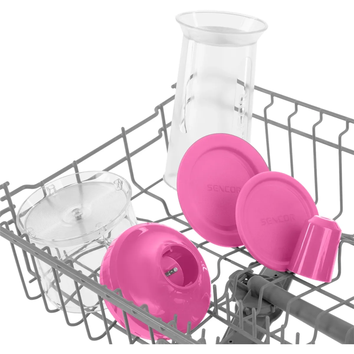 Sencor SHB 4468RS-EUE3 BOTMIXER SZETT 1000 W 0,7 l keverőedény 0,5 l aprítóedény rozsdamentes acél fej 6 titán kés turbo #10