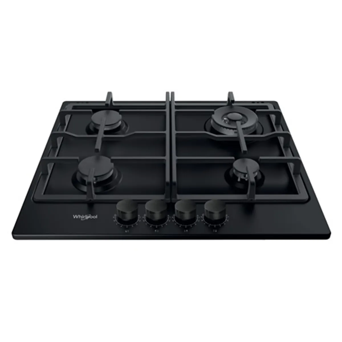 Whirlpool TKRL 661 NB Beépíthető gázfőzőlap 4 égő front kezelőpanel metán antracit 580 mm #1