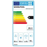 Whirlpool WHVA 62F LM K Páraelszívó beépíthető energiaosztály: A zajszint: 65 dB légáram: kivezetés 485 m3h, keringtetés 490 m3h LED szalag #3