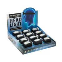 Phenom 18628 fejlámpa COB LED elemes 3 üzemmód 100 lm 3x AAA 45 fok dönthető fej két színű fejpánt #2