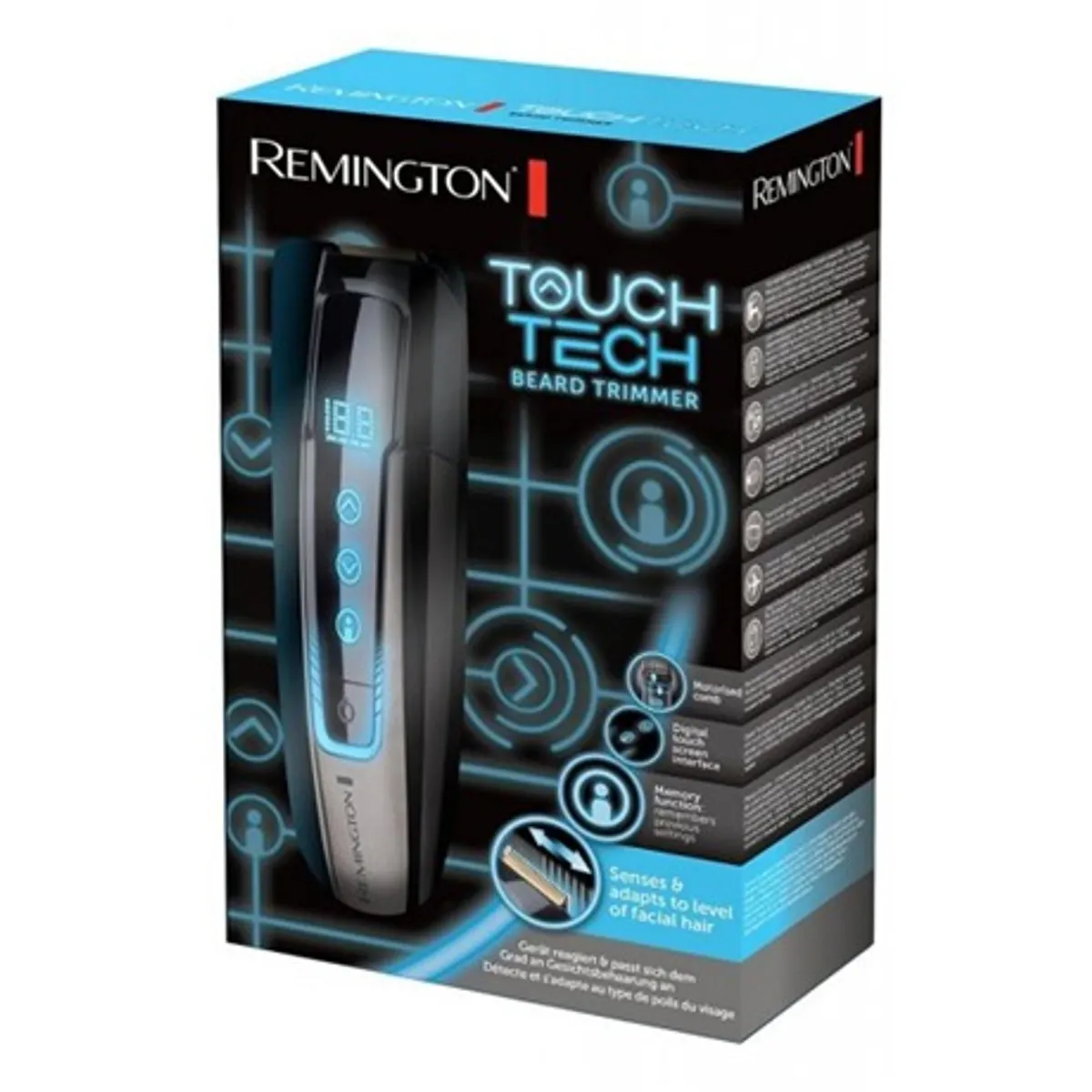 Remington MB4700 TouchTech szakállvágó 0,4-18 mm, 175 hosszbeállítás, 0,1 mm lépés, titán pengék, USB töltés, 50 perc, 100 százalékos vízálló #3