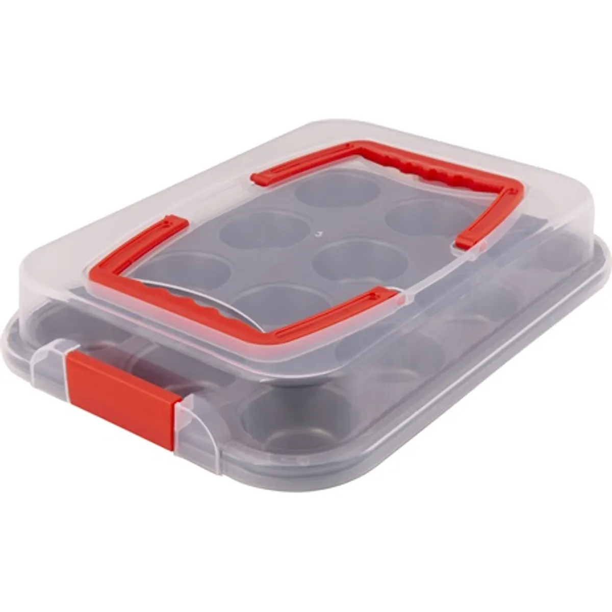 Lamart LT3103 sütőforma muffin 12 rekesz fedéllel 35x26,4 cm tapadásmentes hőálló 60-230 °C #1