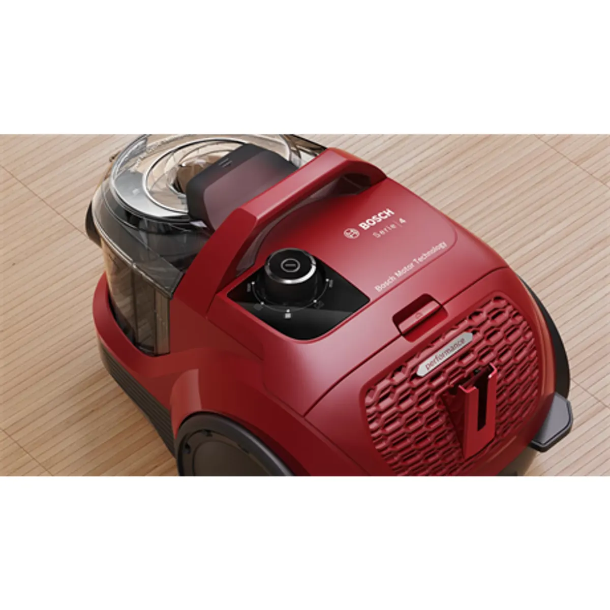 Bosch BGC21X350 Serie 4 porzsák nélküli porszívó piros HEPA H13 szűrő #6