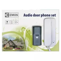 Emos H1085 audió kaputelefon szett 1 lakásos 1 fülhallgató fehér táp 12 vdc #4
