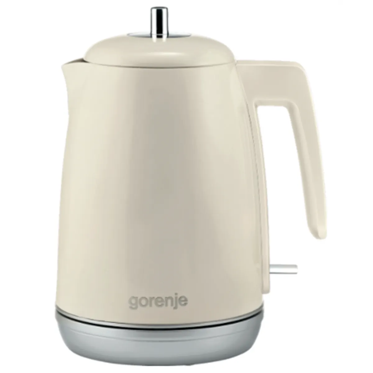Gorenje K15RL vízforraló 1,7 l 2200 W inox belső 360 fokban elforgatható edény automatikus kikapcsolás bézs #1