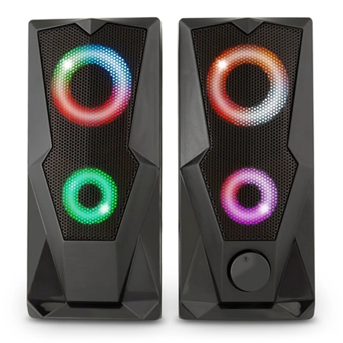 Yenkee YSP 2003RGB Hangfal 2.0 RGB USB 5V 1A 2x 2.5in hangszóró 4ohm 160Hz-20kHz 6W RMS #1