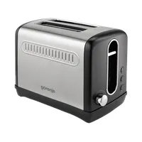 Gorenje T1100CLBK kenyérpirító 2 szelet 1100W 6 fokozat olvasztó újramelegítő morzsatálca #1