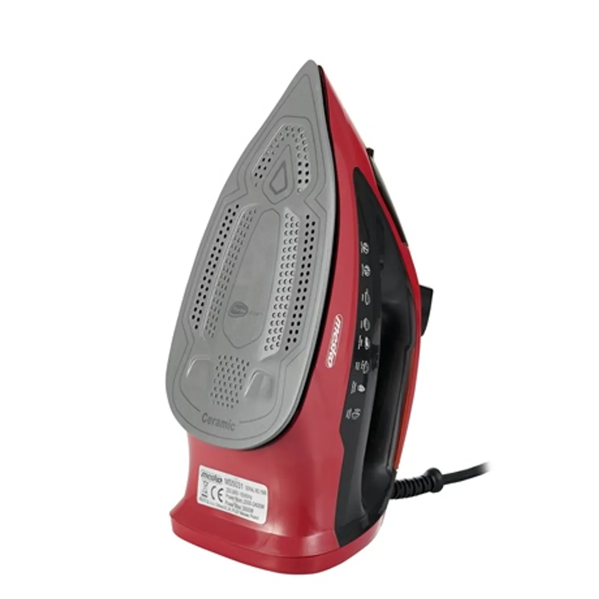 Mesko MS5031 gőzölős vasaló kerámia talp 400 ml automatikus kikapcsolás öntisztító cseppgátló vertikális gőz 70 g per perc 0,5 g löket #2