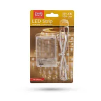 Family Decor 55884 LED szalag melegfehér 1 m 3x AA elem öntapadó #5