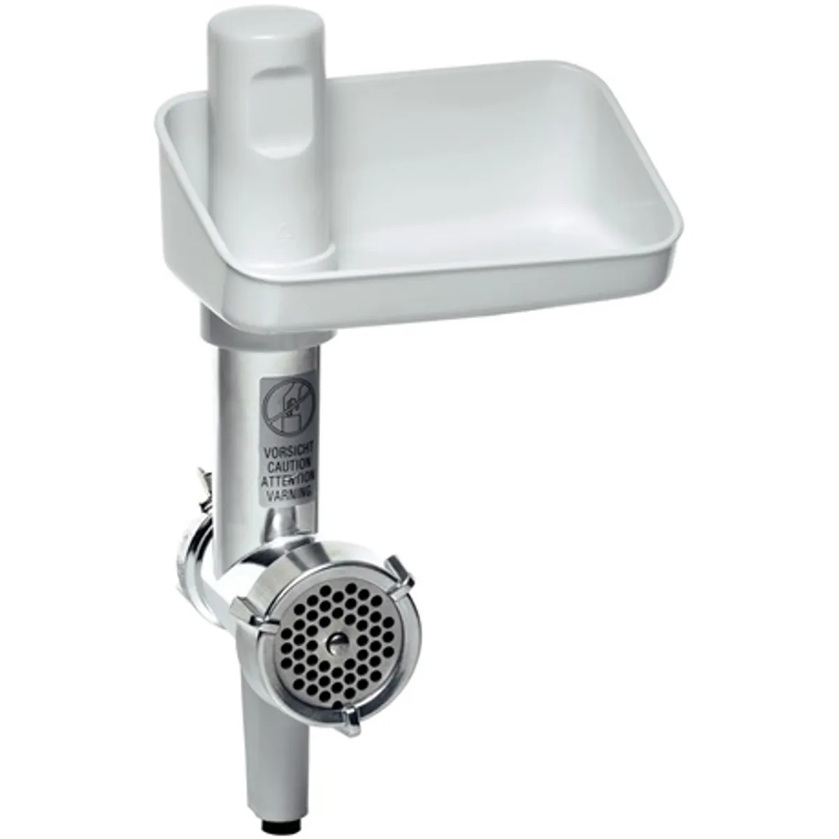 Bosch MUZ5FW1 Húsdaráló MUM5-höz kompatibilis Nemesacél lyuktárcsa 4,5 mm kés betöltőtálca tömőrúd #1