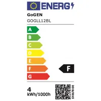 Gogen LL12BL asztali LED lámpa fekete 4 W 3000K-6500K IP20 #9