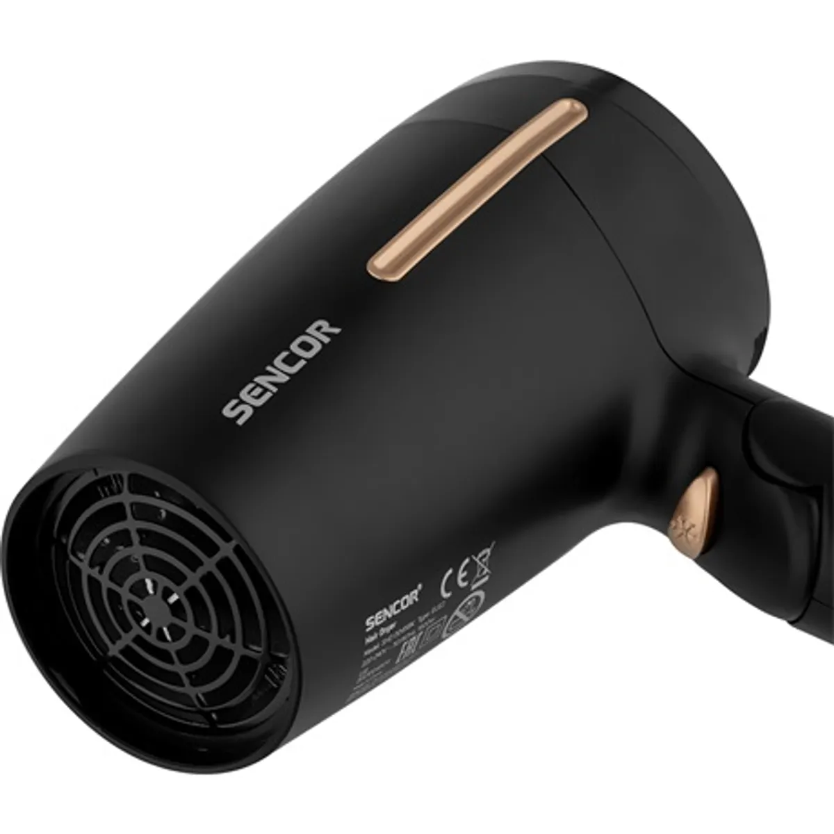Sencor SHD 0045BK SHD 0045BK 1600 W Cool Care 2 hőmérséklet 2 fordulatszám DC motor ionizáló 180 cm vezeték #8