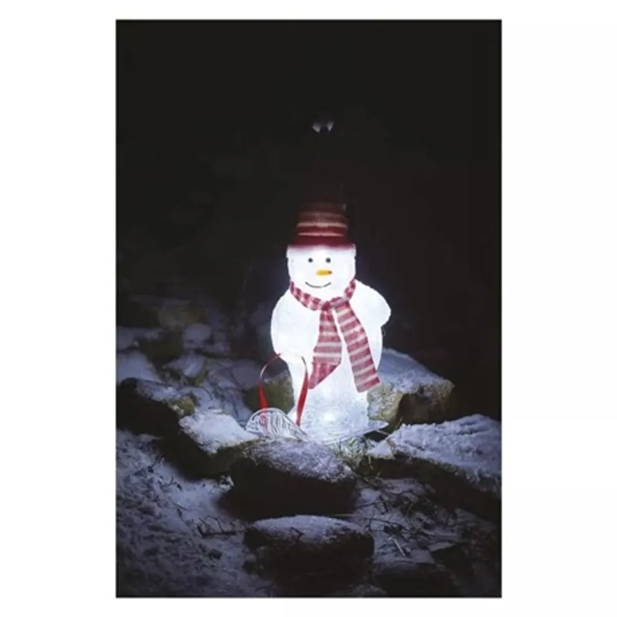 Emos DCFC19 hóember sállal és sapkával kültéri és beltéri hideg fehér 40 led 23,5x17x46 cm ip44 3,6 w 230 v ac 5 m #5