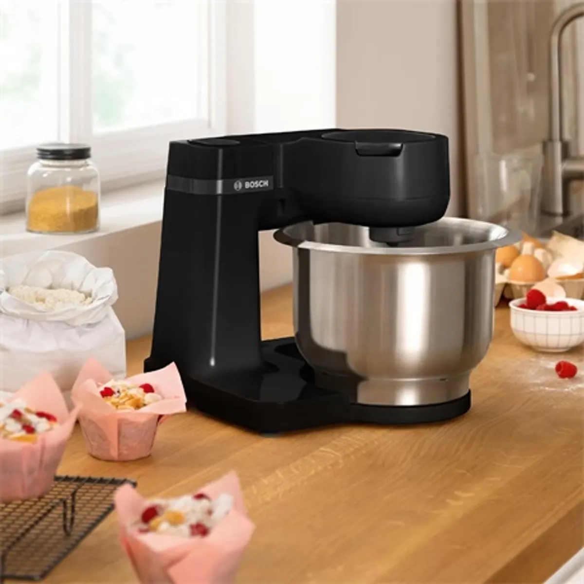 Bosch MUMS2EB01 Konyhai robotgépek 700 W 3,8 L nemesacél tál fekete #4