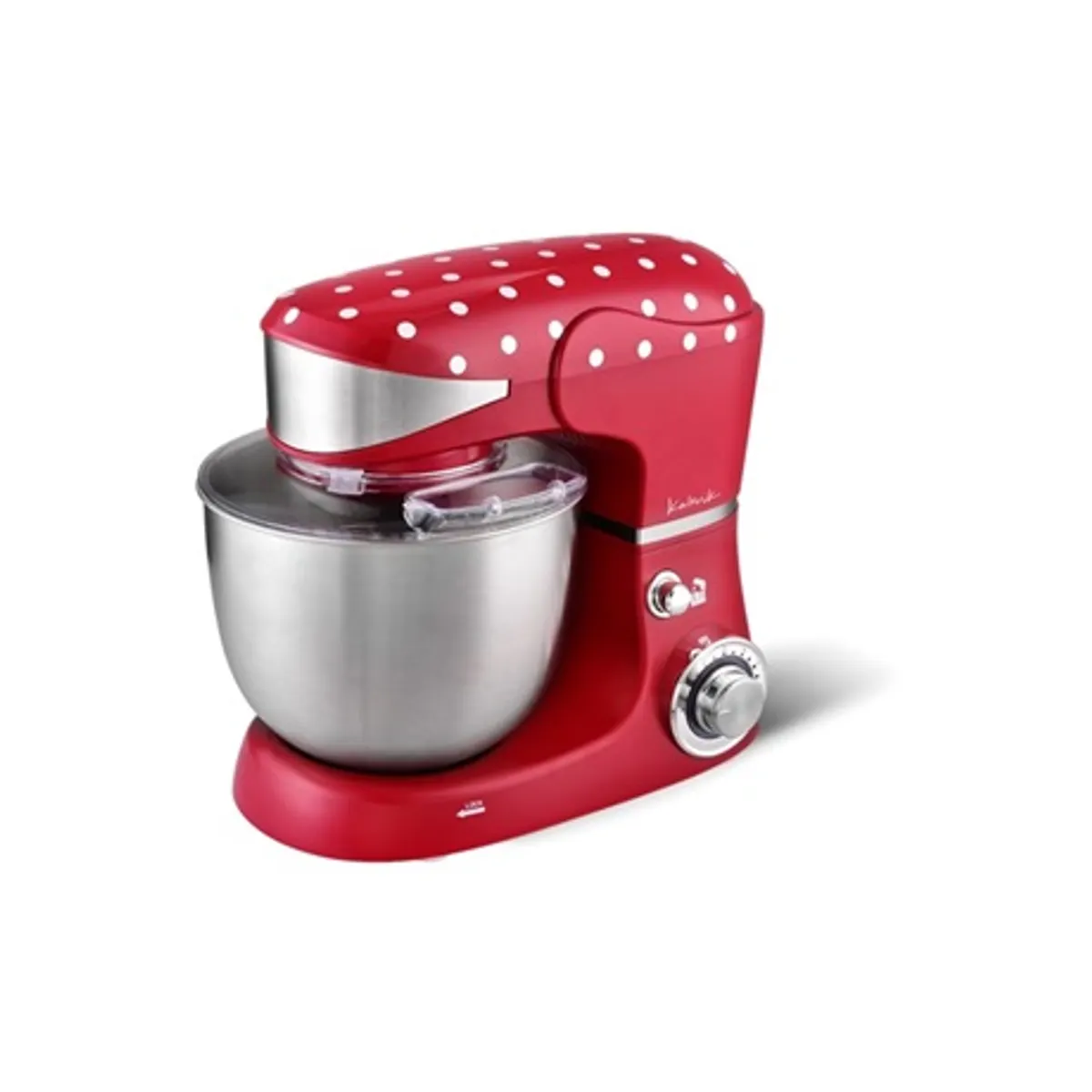 Kalorik TKGM13014 tálas mixer 1000W 5L rozsdamentes keverőtál inox fokozatszabályzó kék háttérvilágítással felhajtható kar 6 fokozat #1