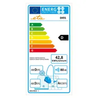 Eta 049190010 RUBIO RED Rubio porzsákos ECO motor 850 W 2 l hepa szűrő 8 m #5