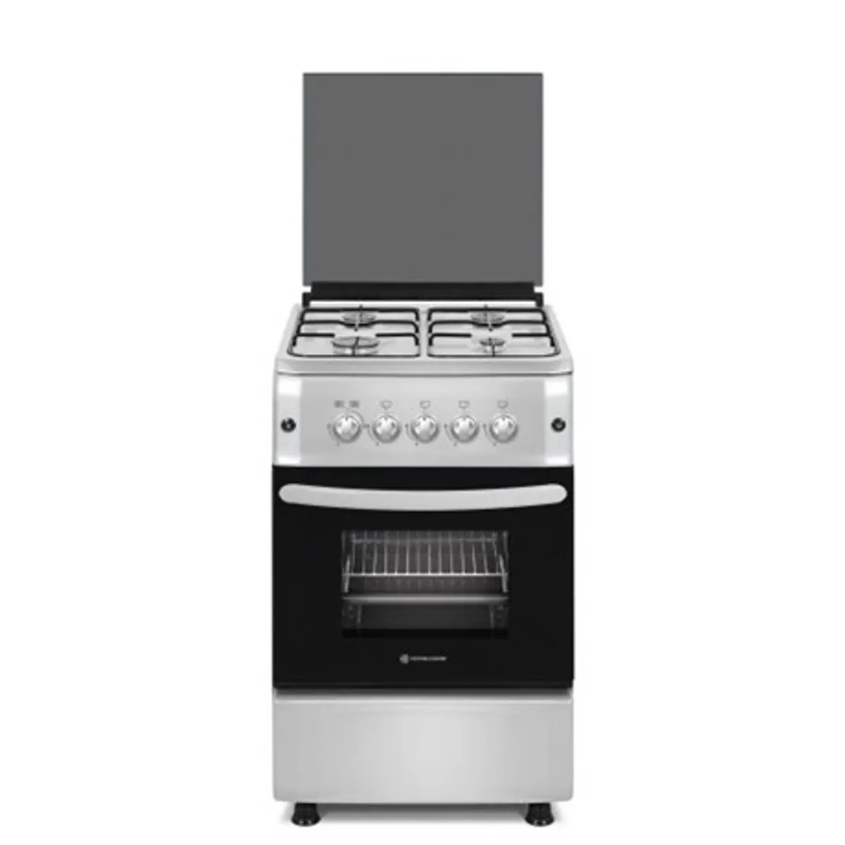 Novacook F5S40G2 INX szabadonálló gáztűzhely inox 4 égő 44L sütő #1