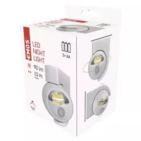 Emos P3311 COB LED mozgásérzékelős éjjeli fény 3xAA forgatható 360 fok fotoszenzor 10 m 120 fok 25 s #5