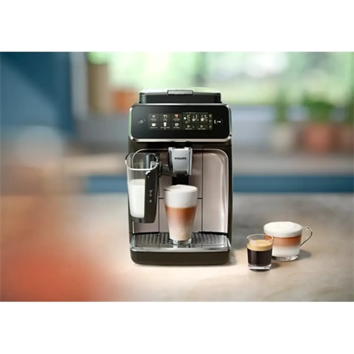 Philips EP3323/40 Series 3300 Panarello Plus automata eszpresszógép 12 fokozat kerámia őrlő AquaClean SilentBrew #5