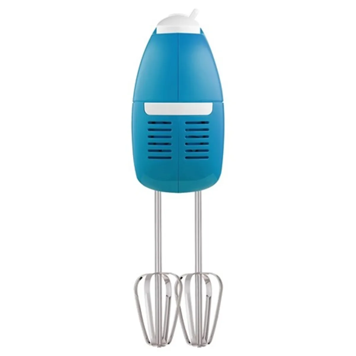 Sencor SHM 5407TQ Kézi mixer 200 W 5 fokozat Turbo rozsdamentes acél habverő és dagasztókar fehér kék #4