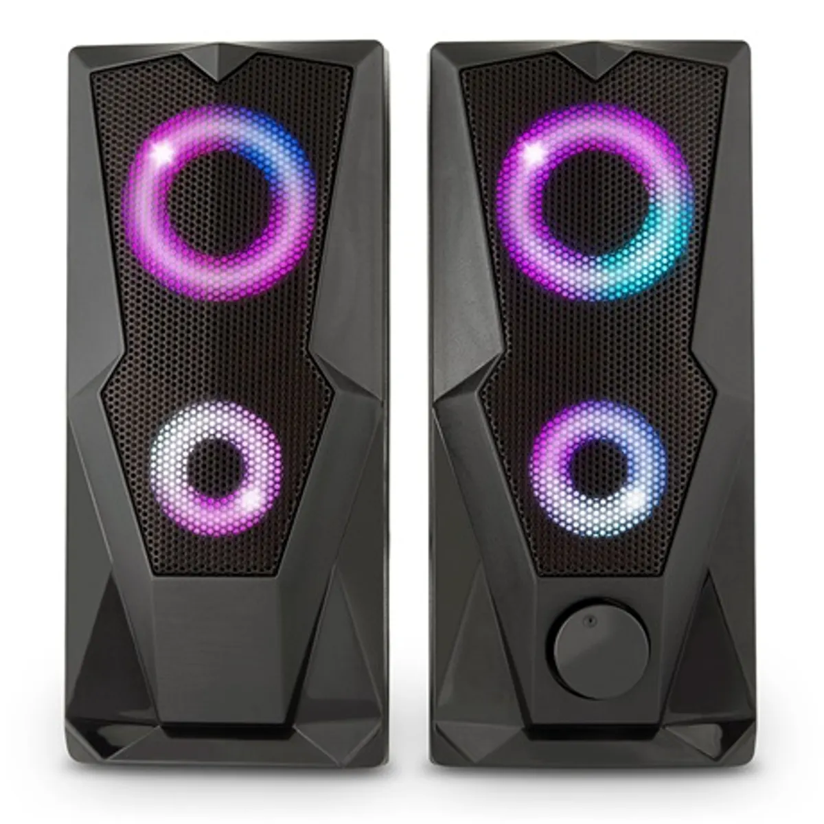 Yenkee YSP 2003RGB Hangfal 2.0 RGB USB 5V 1A 2x 2.5in hangszóró 4ohm 160Hz-20kHz 6W RMS #3