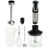 Adler AD4627 Botmixer szett 1800W max turbo 4 rozsdamentes pengék 600ml tartály 700ml mérőpohár rozsdamentes keverő és habverő tejhabosító feltét #6