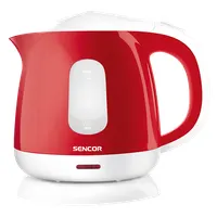 Sencor SWK1014RD vízforraló piros 1 l 900-1100 W 360 fokos csatlakozó rozsdamentes fűtőlap kivehető szűrő 220-240 V 50 Hz