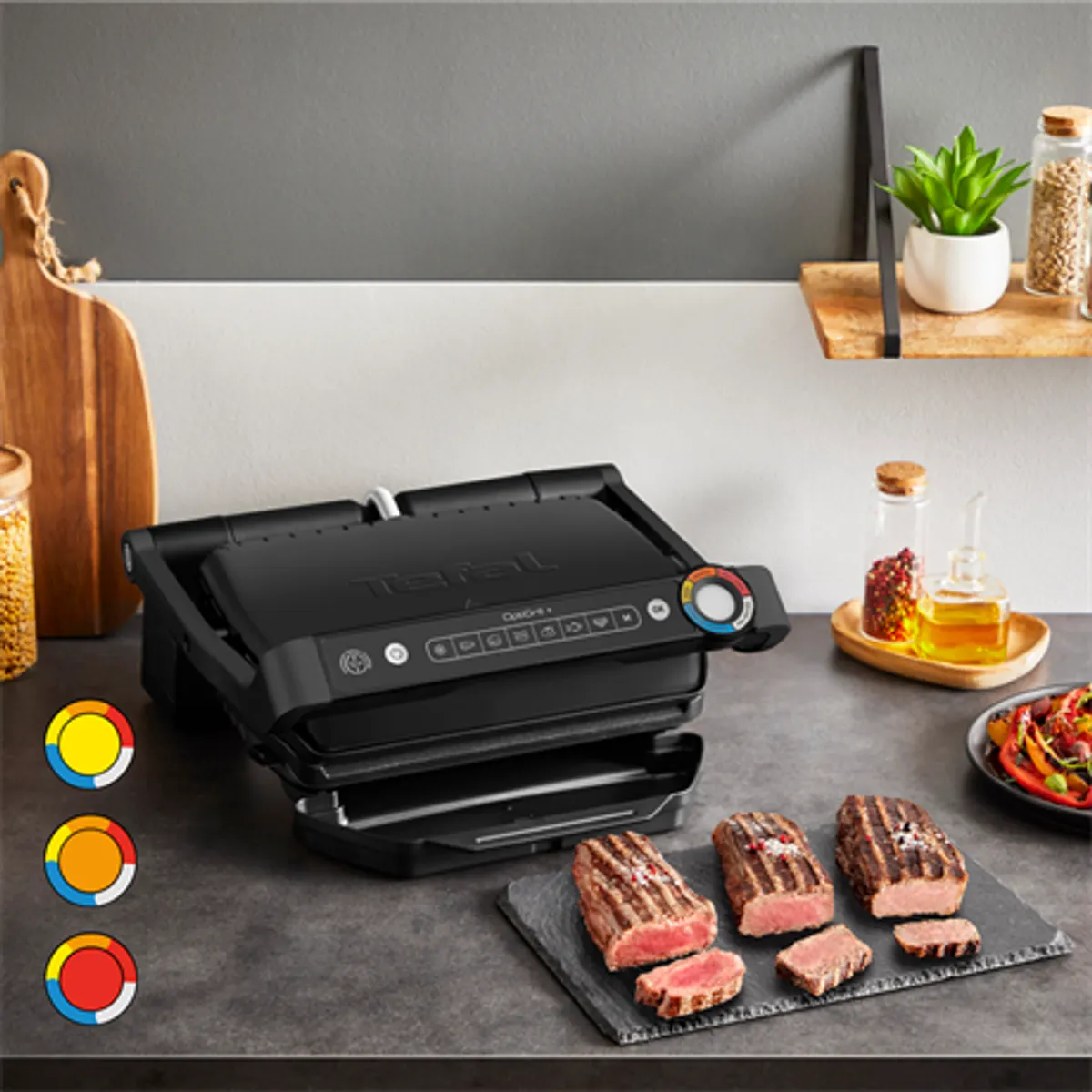 Tefal GC717810 OptiGrill Plus 2000W 600 cm2 6 automatikus program 4 kézi hőmérséklet 1,2 m tápkábel #4