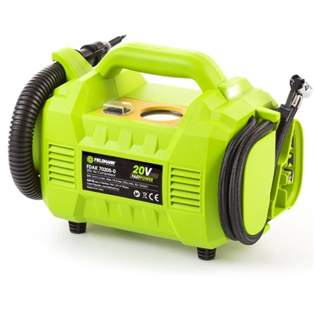 Fieldmann FDAK 70205-0 akkumulátoros kompresszor 20V Li-Ion 2Ah 10,3 bar 235 liter perc #2