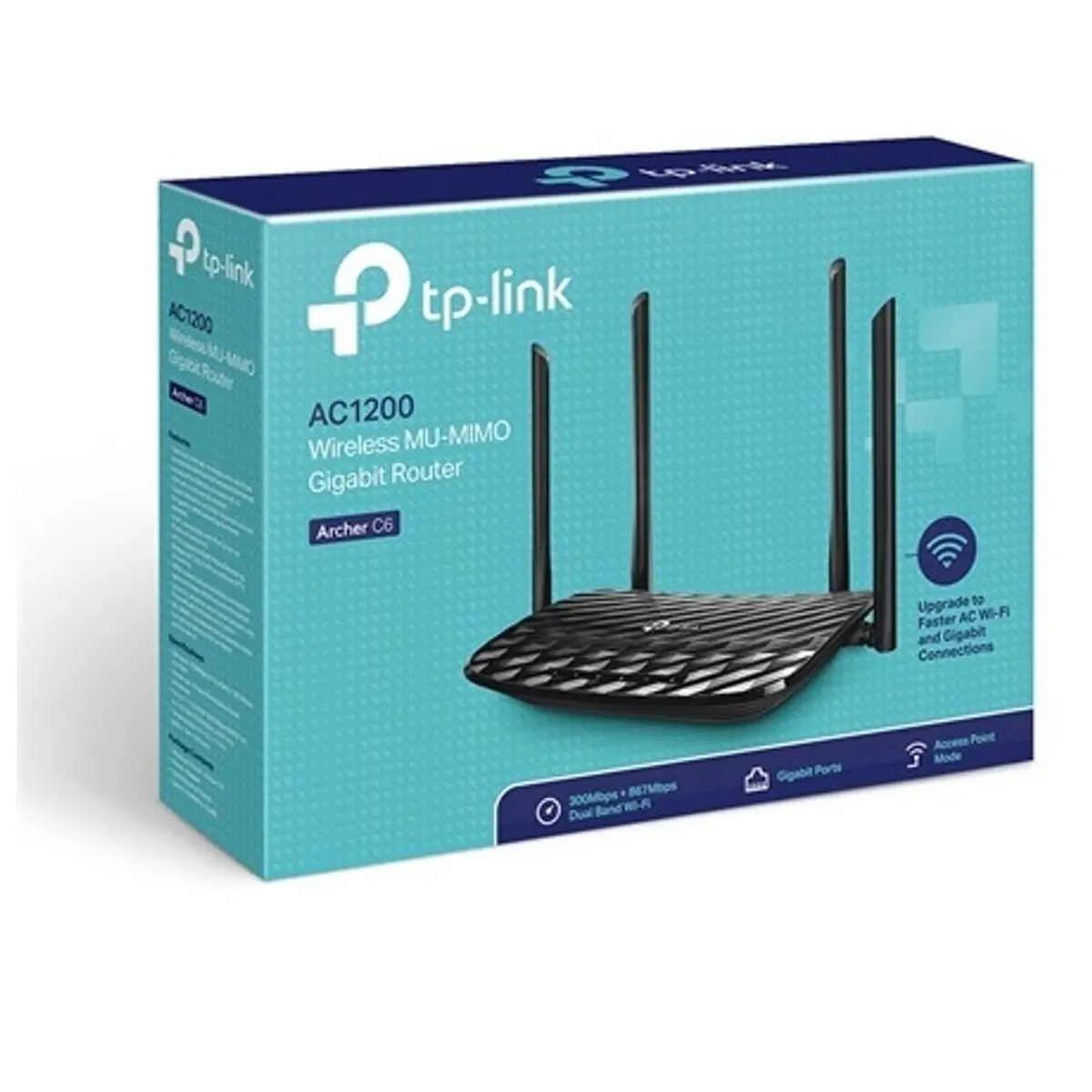 TP-LINK ARCHER C6 Archer C6 AC1200 MU-MIMO Dual-Band 4 LAN 1 WAN 4 külső és 1 belső antenna AP mód Tether #4