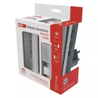 Emos P5760 vezeték nélküli csengő 120 m hatótávolság 16 dallam 85 dB 433 MHz USB-port 2 A self-learning párosítás IP44 ezüst #3