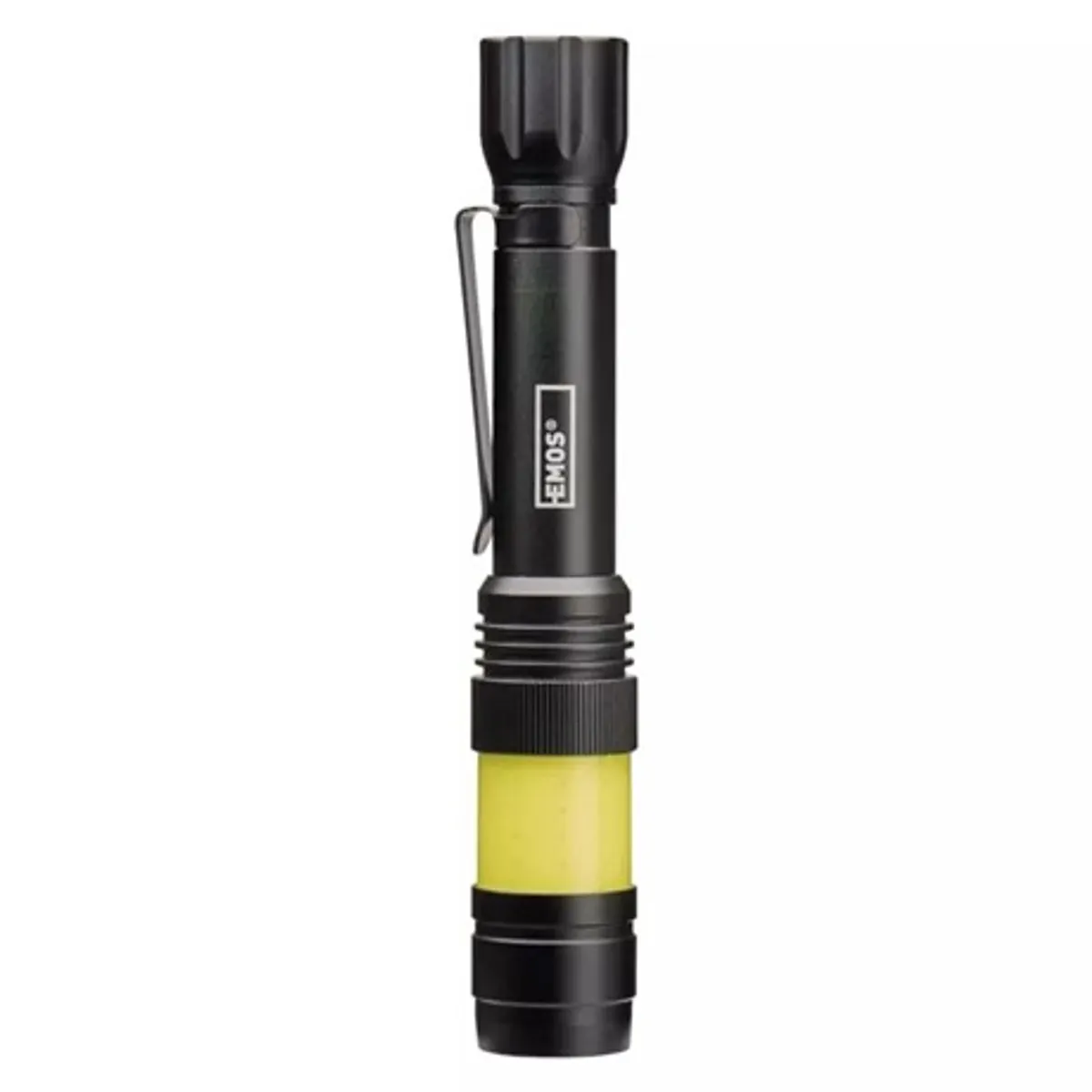Emos P3112 COB LED fém zseblámpa IP44 2xAA #1