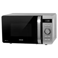 Sencor SMW5217SL rozsdamentes belső 800 W 17 l 270 mm forgótányér 60 perc időzítő 5 fokozat