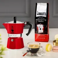 Bialetti 4943 MOKA EXPRESS Moka Express kotyogós kávéfőző 6 adag piros alumínium #5