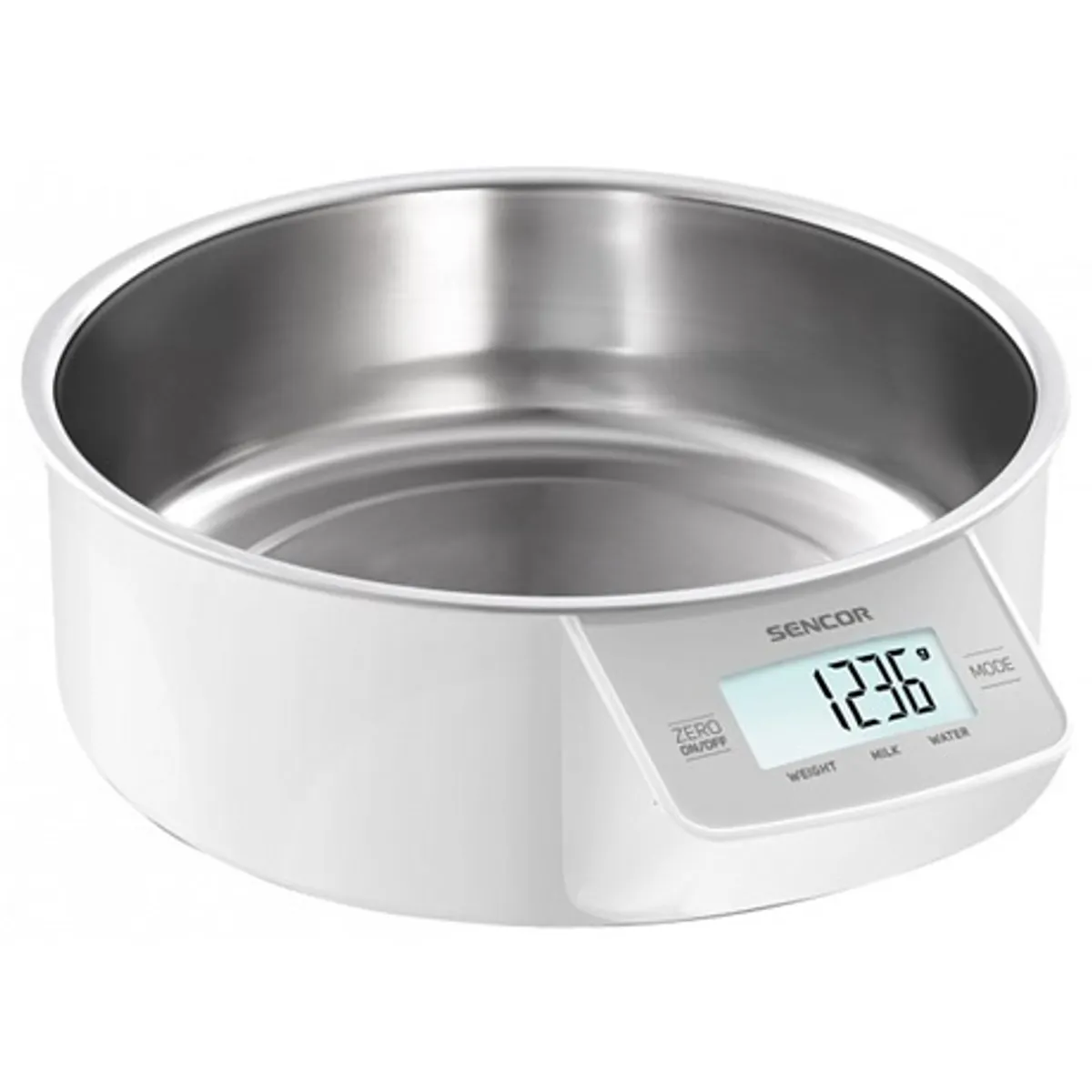 Sencor SKS4030WH konyhai mérleg kivehető nemesacél tál 1000 ml 5 kg 1 g tara háttérvilágítás #1