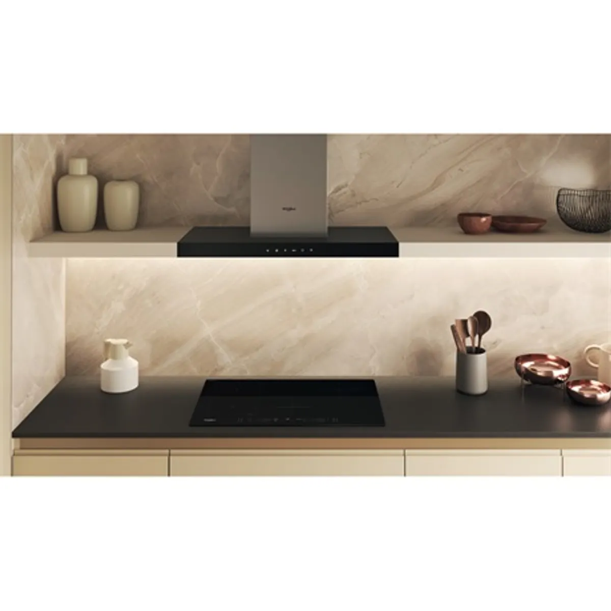 Whirlpool WL S2177 CPNE Beépíthető indukciós zónánkénti prémium slider 77 cm FlexiOval 6 Érzék Power Management 18B időzítés #3