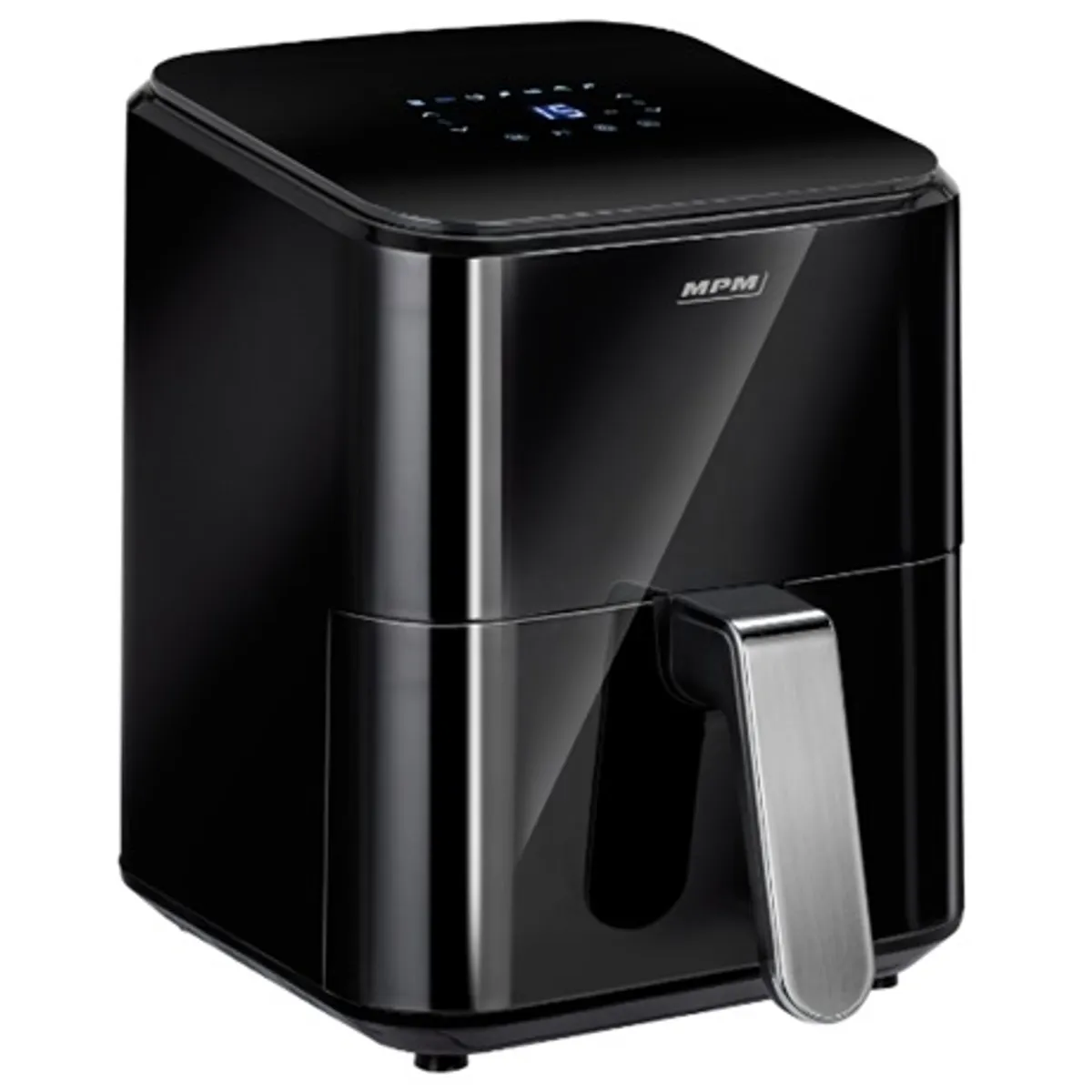 MPM MFR-11 forrólevegős sütő 4,5 L 1350 W 80-200 C 8 automatikus program LED érintőpanel kivehető kosár és tálca #1