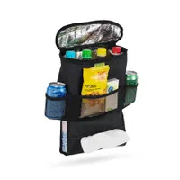 MNC 54923T ülésre akasztható rendszerező thermopack, 5 zseb, hálós zsebek, fejtámlára rögzíthető, 40 x 30 x 7 cm, max terhelhetőség 5 kg, fekete #2