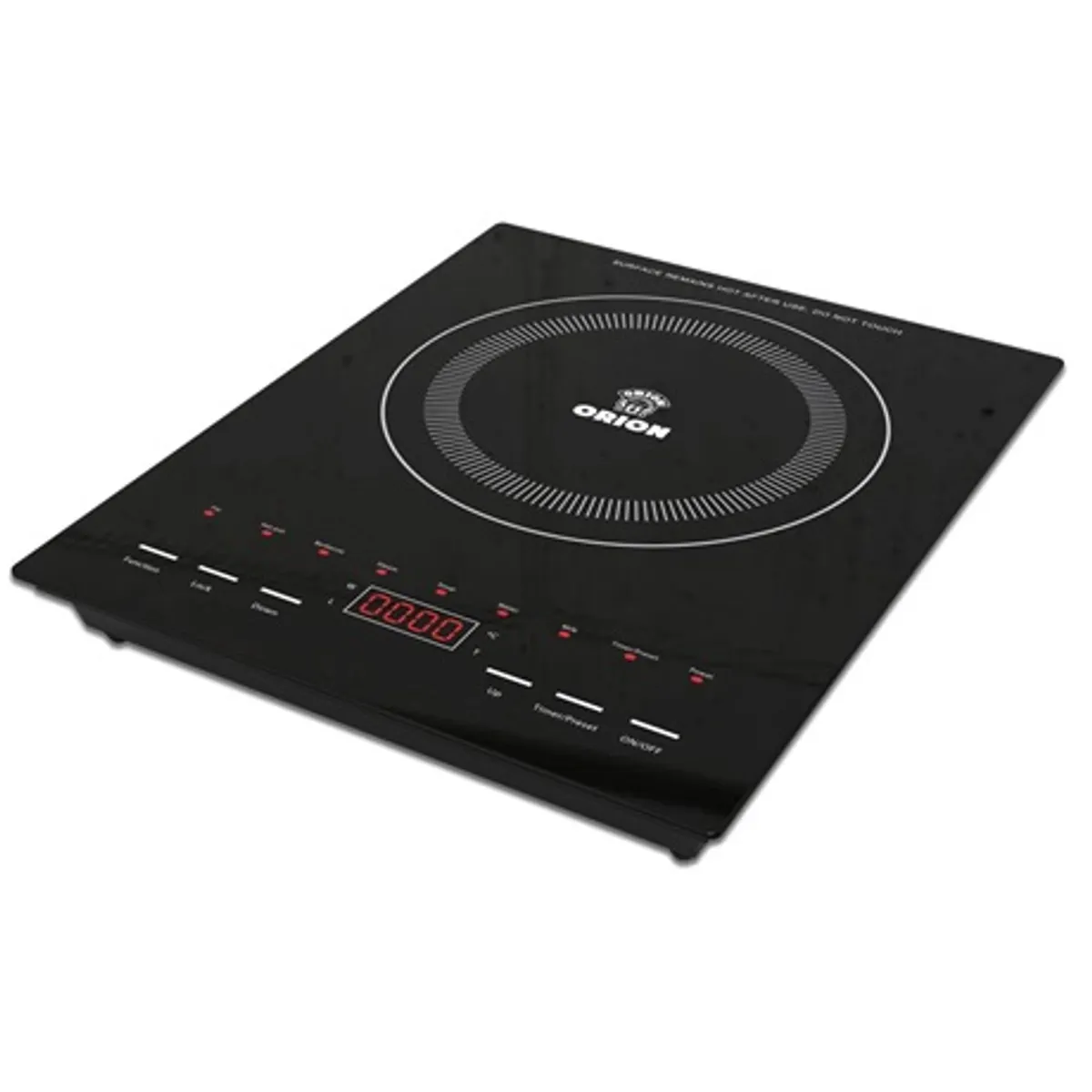 Orion OIC-2201S Indukciós főzőlap fekete kerámia felület 2000W 220-240V 60-240C 7 üzemmód 4 LED kijelző 4 órás időzítő 24 órás időzítő #1