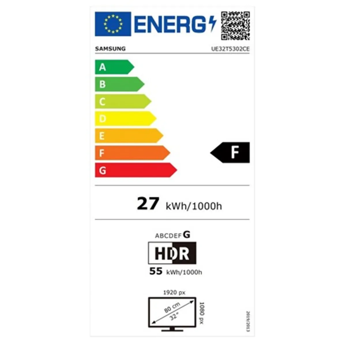 Samsung UE32T5302CEXXH 32" full hd smart led tv PurColor HDR Mega Contrast Tizen Smart TV HDMI 2x USB 1x #5