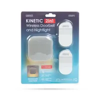Delight 55346WH-2 2in1 éjjelifény és vezeték nélküli csengő fehér #5
