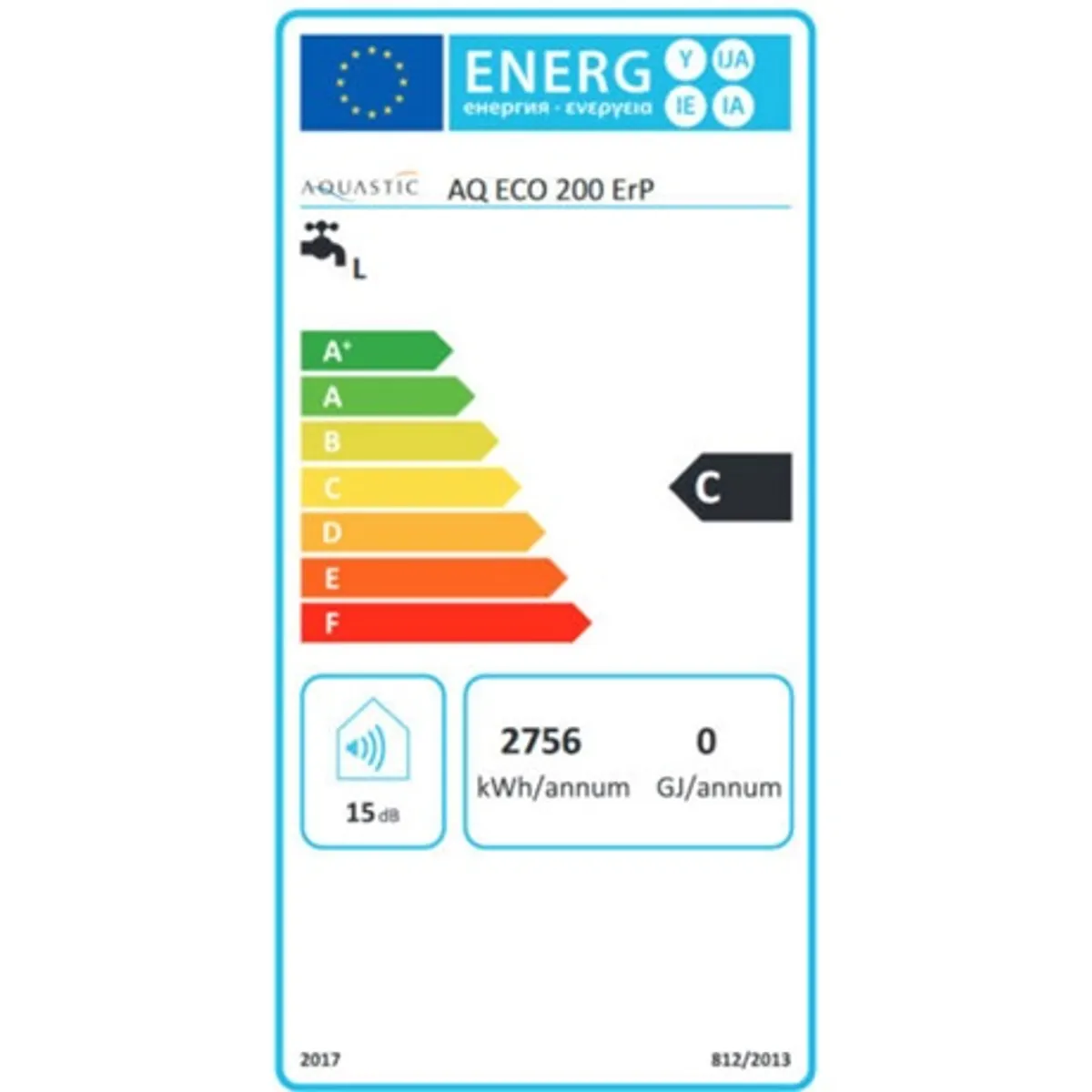 Hajdu AQ ECO 200 ERP AQ ECO 200 l 2,4 kW C 6 bar #2