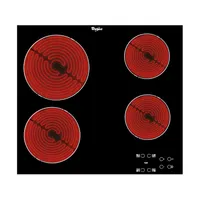 Whirlpool AKT 8090/NE kerámia beépíthető főzőlap 58 cm 4 zónás érintőszenzoros időzítő maradékhő gombzár