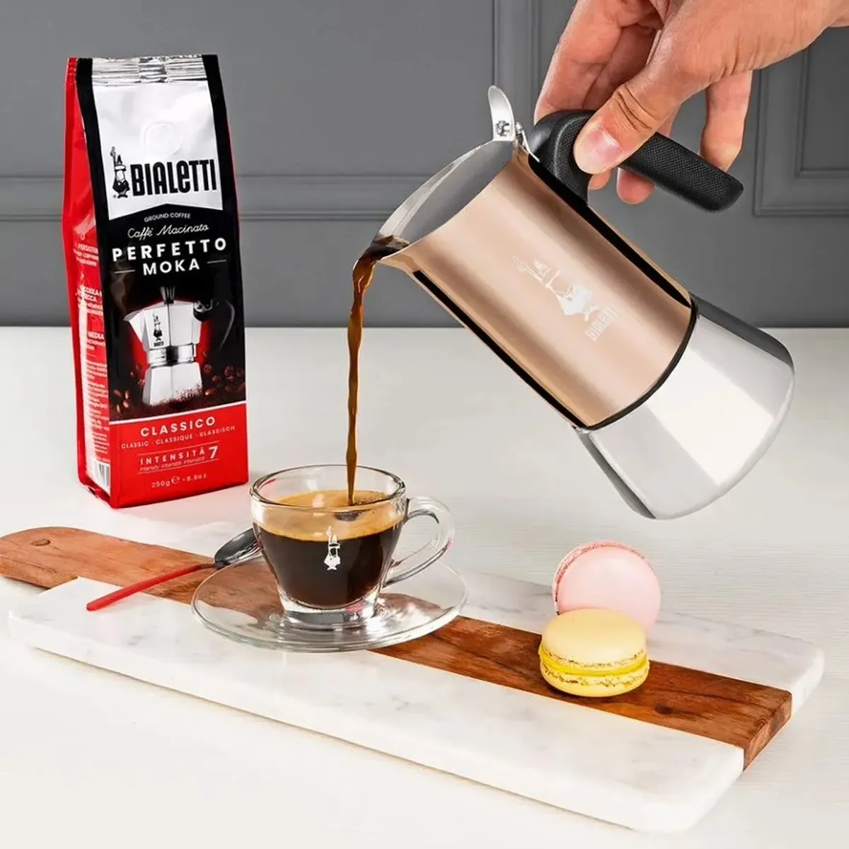 Bialetti 7282-CN VENUS Venus kotyogós kávéfőző 2 adag rozsdamentes acél biztonsági szelep #2
