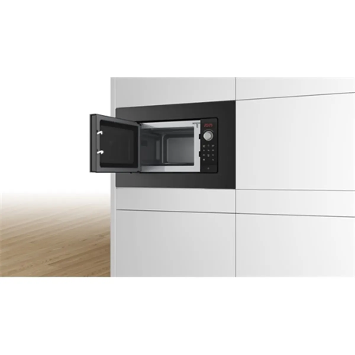 Bosch BFL623MB3 beépíthető mikrohullámú sütő 800 W 20 l balra nyíló ajtó #4